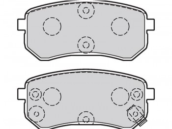 BRAKE PADS FIRST HYUNDAI PICANTO (BA)