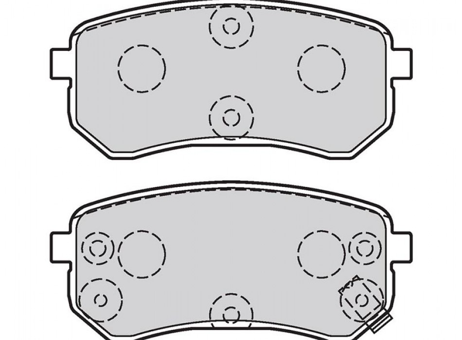 BRAKE PADS FIRST HYUNDAI PICANTO (BA)