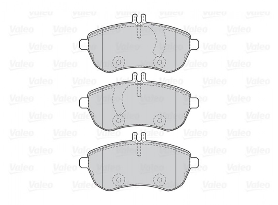 BRAKE PADS FIRST MER C CLASS 01.07>FR