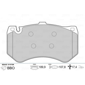 BRAKE PADS FIRST MER CLASS CLS 02.13>