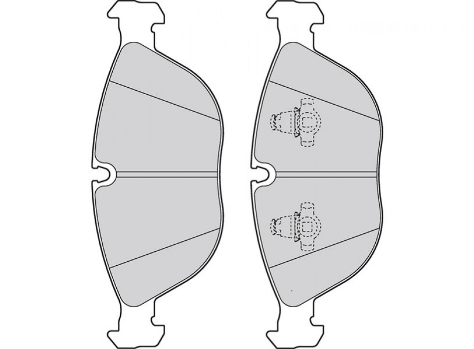 BRAKE PADS FIRST MER CLK 06.99>12.03