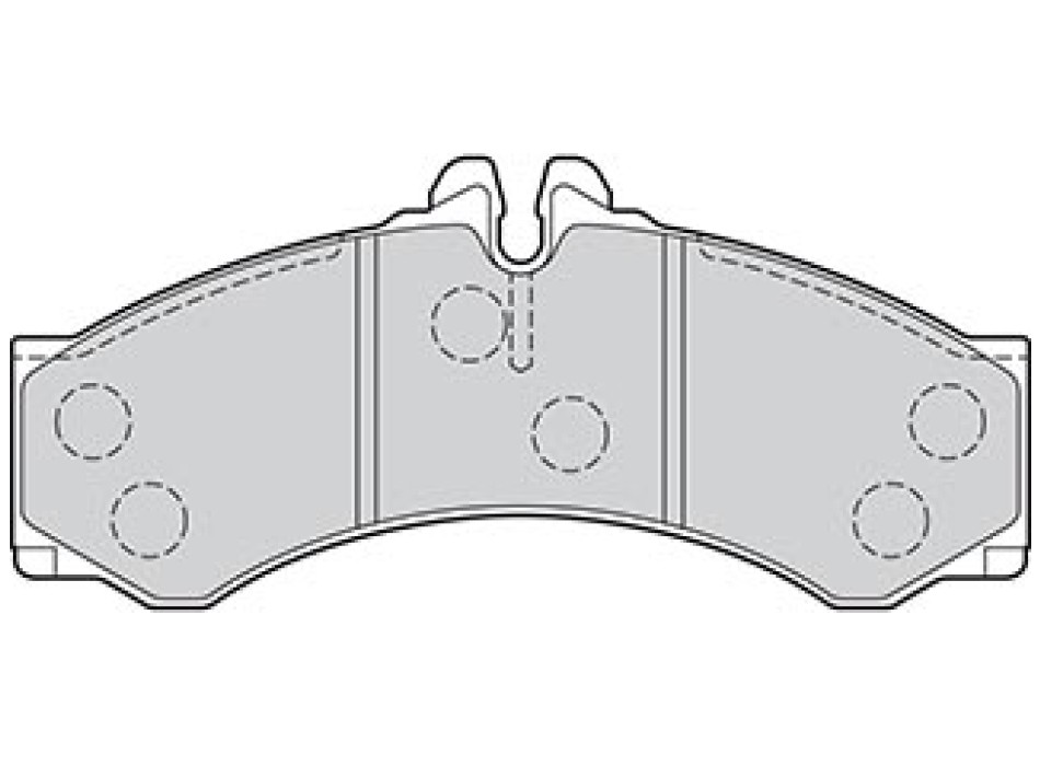 BRAKE PADS FIRST MER Sprinter 09/99> RR