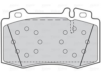 BRAKE PADS FIRST MERCEDES CLK CLASS FR