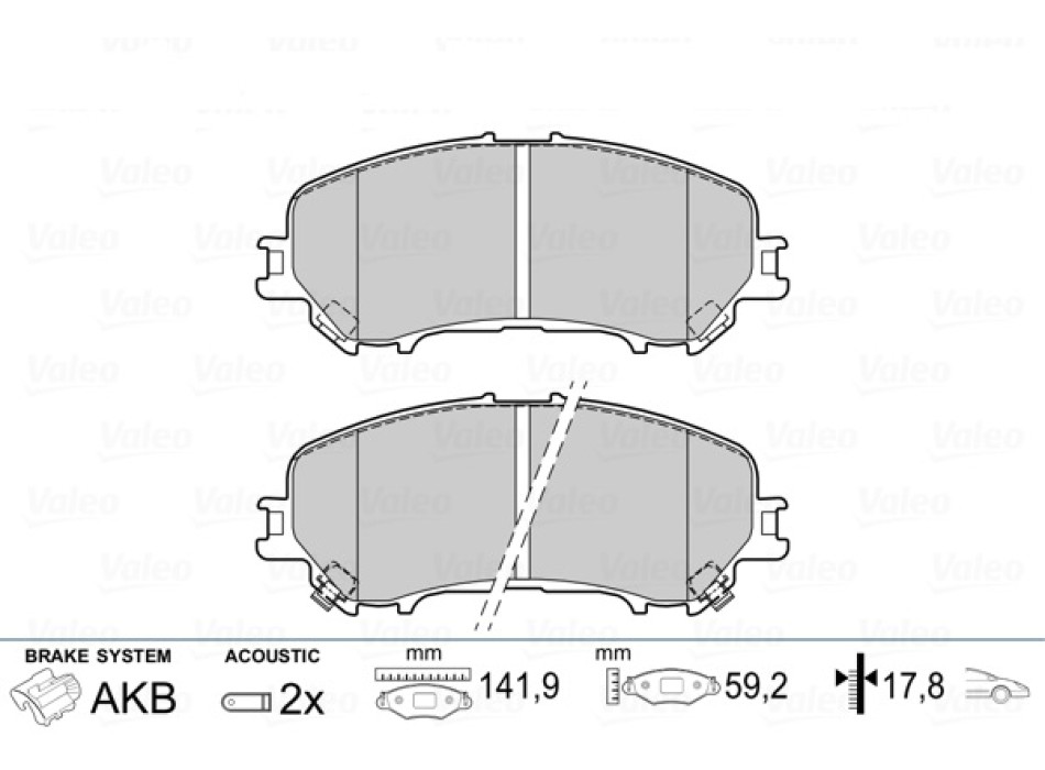 BRAKE PADS FIRST NISS QASHQAI 02.14> FR