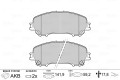 BRAKE PADS FIRST NISS QASHQAI 02.14> FR