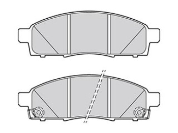 BRAKE PADS FIRST NISS QASHQAI 09.08>