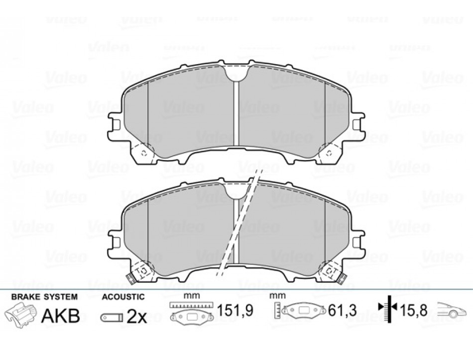 BRAKE PADS FIRST NISSAN X-TRAIL 06.13>