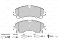 BRAKE PADS FIRST NISSAN X-TRAIL 06.13>