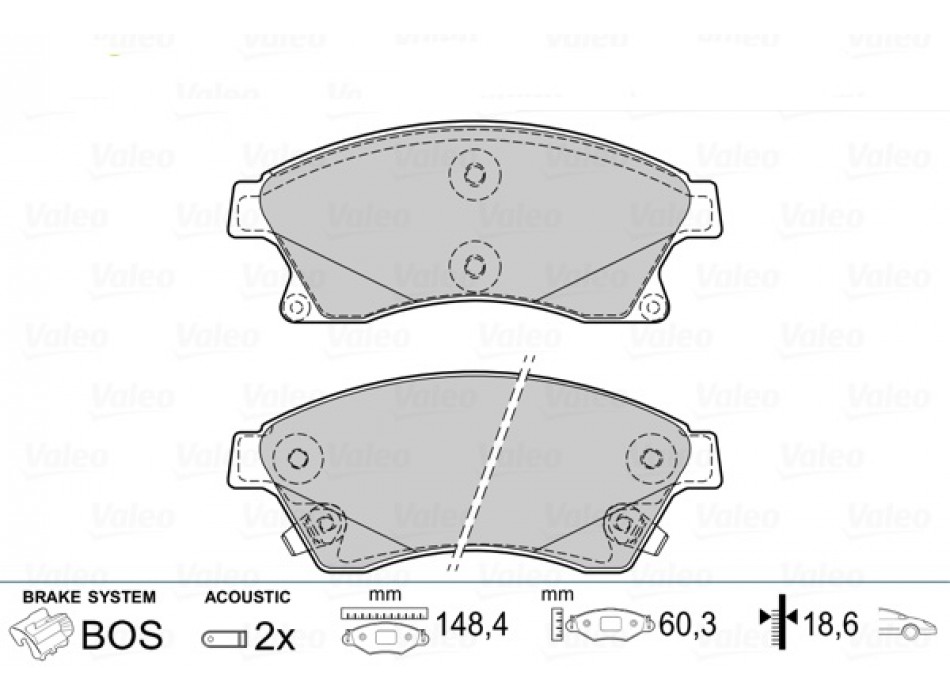 BRAKE PADS FIRST OPEL ASTRA FR