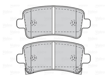 BRAKE PADS FIRST OPEL INSIGNIA 07.08> RR