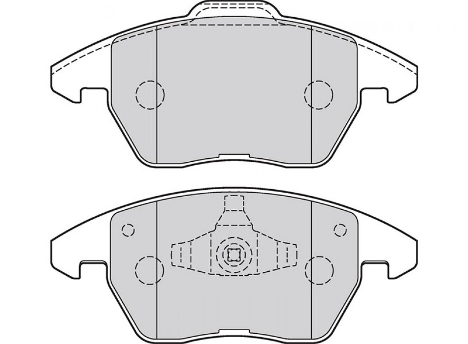 BRAKE PADS FIRST PEUGEOT 207