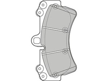 BRAKE PADS FIRST PORS CAYENNE 09.02> FR