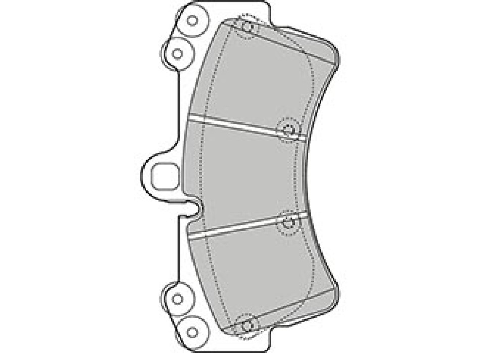 BRAKE PADS FIRST PORS CAYENNE 09.02> FR