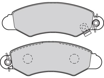 BRAKE PADS FIRST SUBARU JUSTY II FR