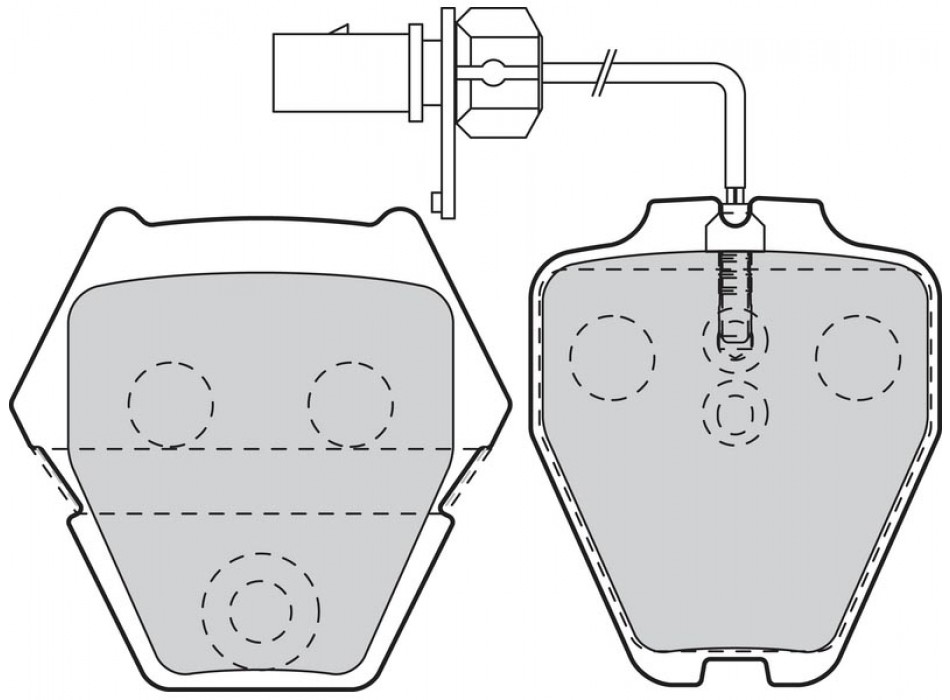 BRAKE PADS FIRST VW PHAETON 05.04>05.07