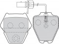 BRAKE PADS FIRST VW PHAETON 05.04>05.07