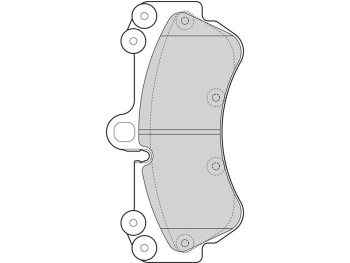 BRAKE PADS FIRST VW TOUAREG11.03>11.06