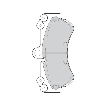 BRAKE PADS FIRST VW TOUAREG11.03>11.06