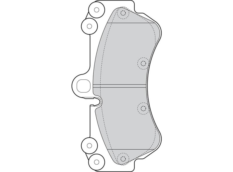 BRAKE PADS FIRST VW TOUAREG11.03>11.06