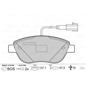 Brake pads Grande Punto fr