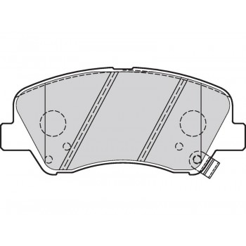 Brake pads Hyundai Accent 2012 Fr