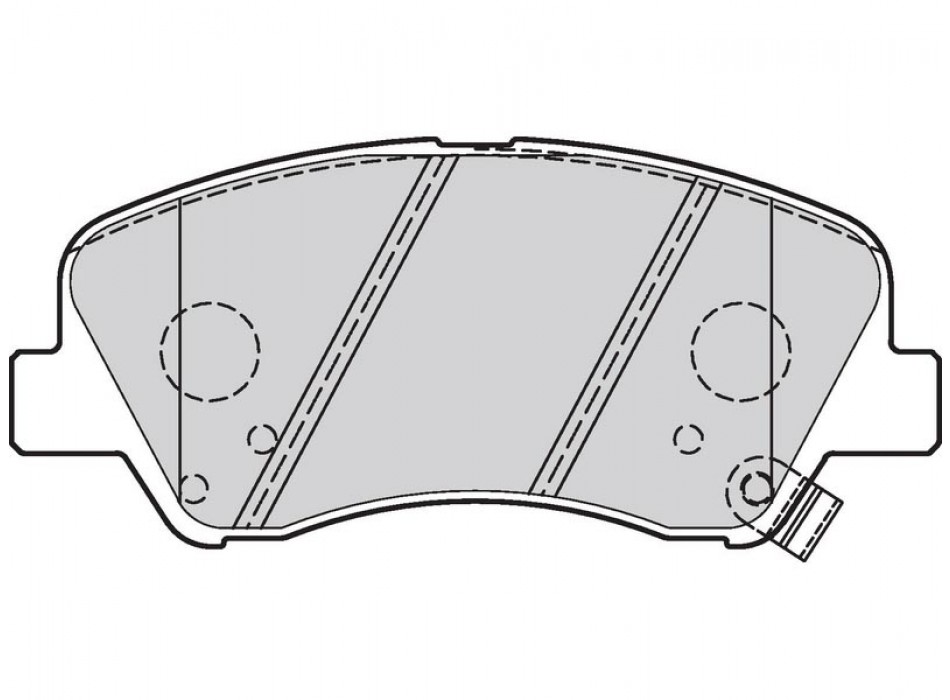 Brake pads Hyundai Accent 2012 Fr