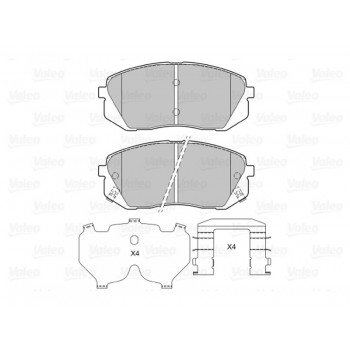 Brake pads HYUNDAI i40, ix35 Fr