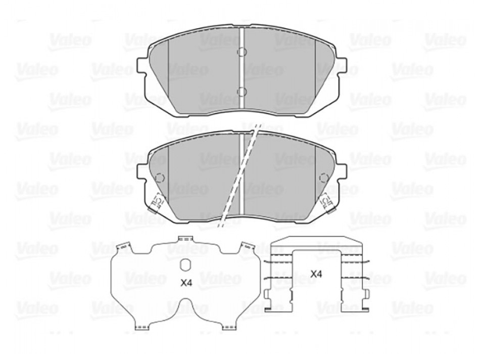 Brake pads HYUNDAI i40, ix35 Fr