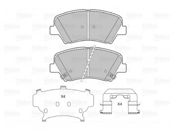 Brake pads Hyundai Veloster 12 Fr