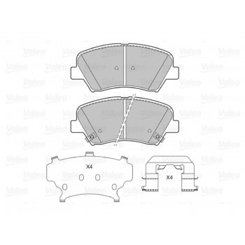 Brake pads Hyundai Veloster 12 Fr