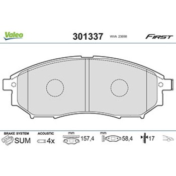 brake pads INFI M35