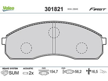 brake pads KIA Carnival