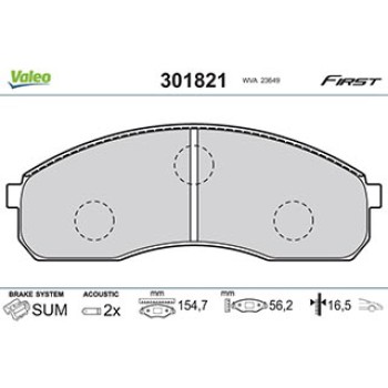 brake pads KIA Carnival