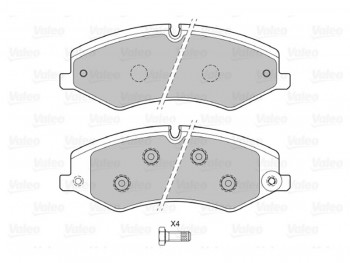 brake pads LAND ROVER Discovery Fr