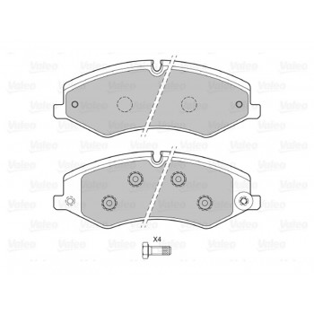 brake pads LAND ROVER Discovery Fr