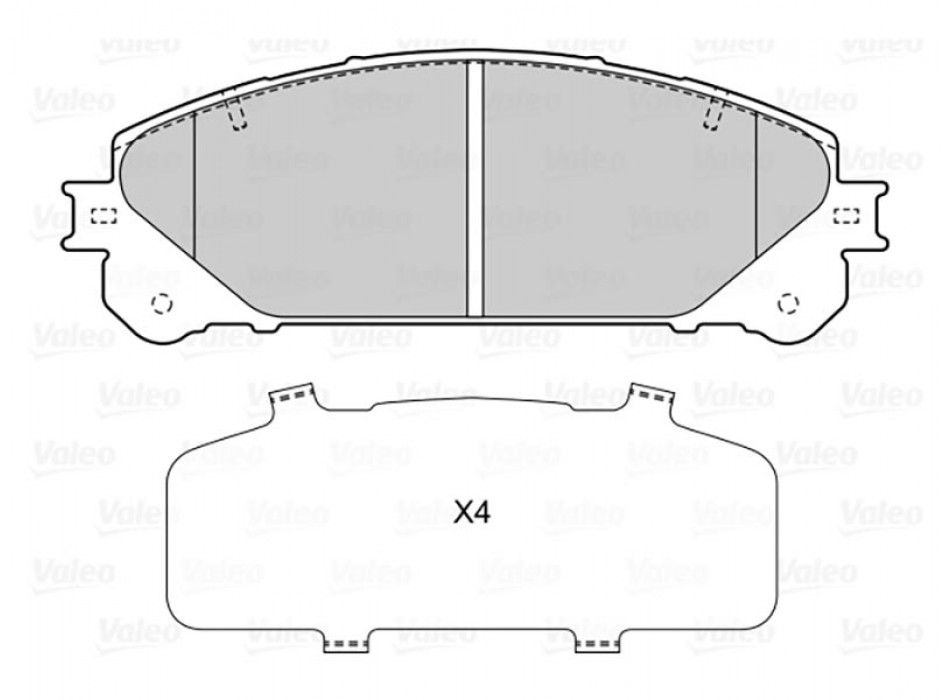 BRAKE PADS LEXUS ES 06.12>