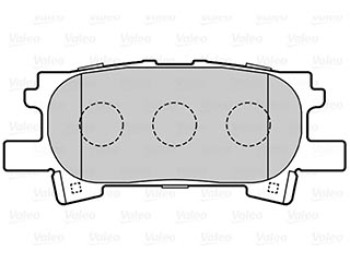 BRAKE PADS LEXUS RX II 05.03>12.08