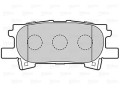 BRAKE PADS LEXUS RX II 05.03>12.08