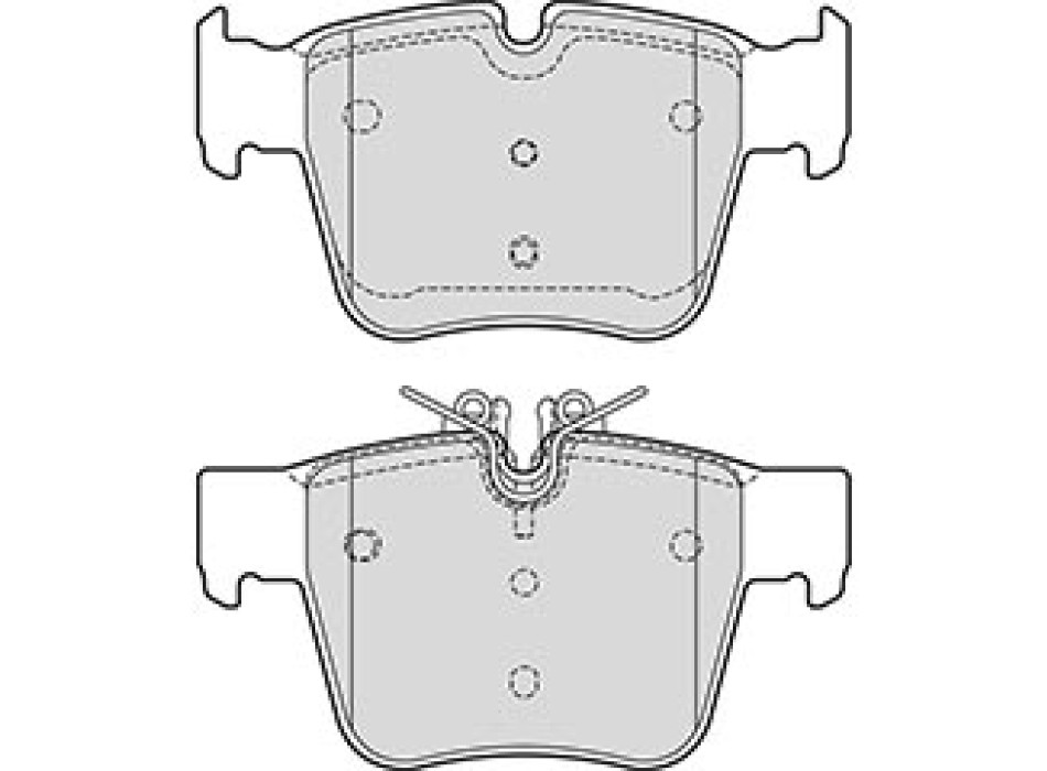 BRAKE PADS MERCEDES C-Class IV> RR