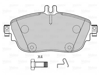 BRAKE PADS MERCEDES CLASSE A 06.12> FR