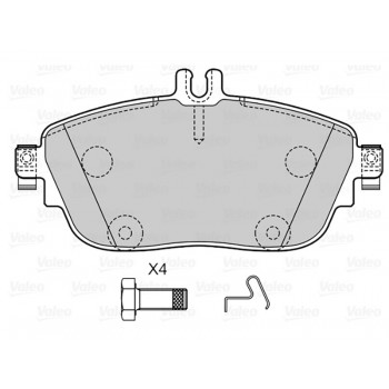 BRAKE PADS MERCEDES CLASSE A 06.12> FR