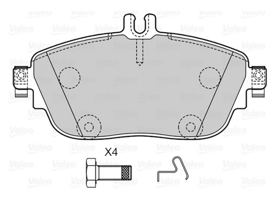 BRAKE PADS MERCEDES CLASSE A 06.12> FR