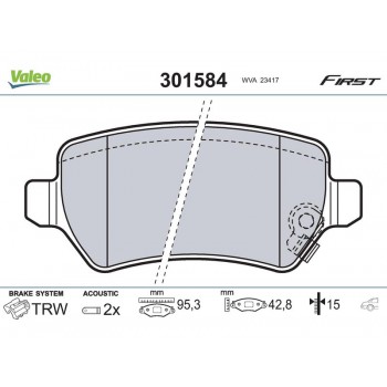 brake pads OPEL Combo