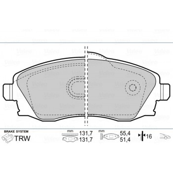 brake pads OPEL Meriva