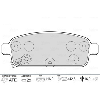 brake pads OPEL Mokka