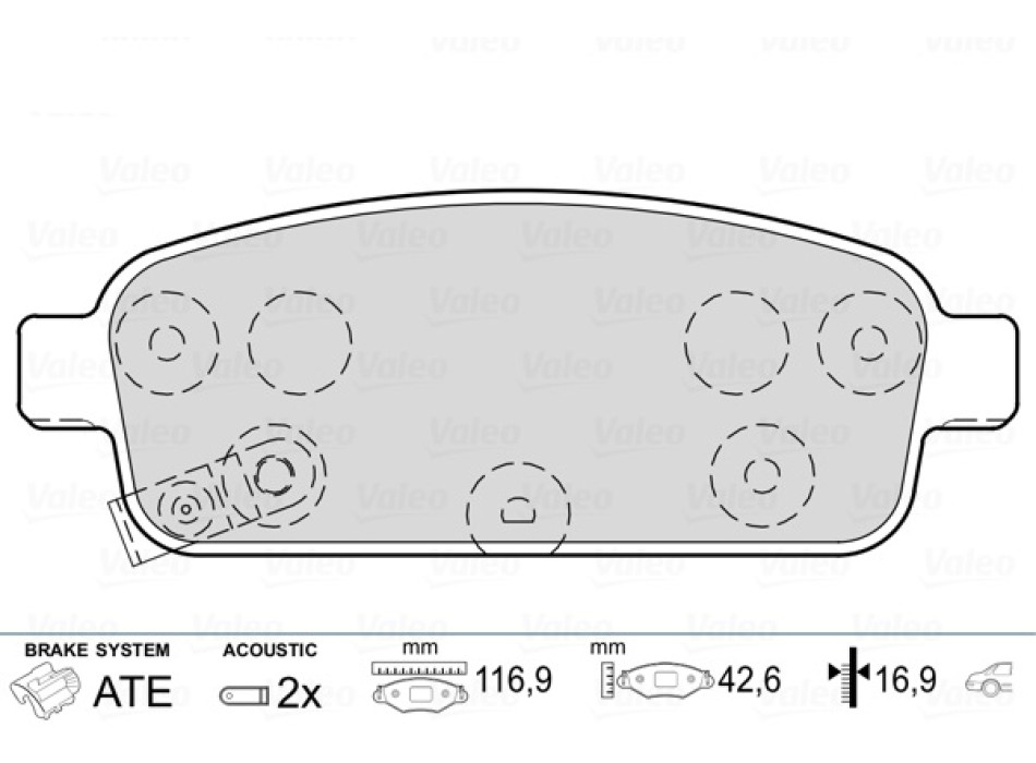 brake pads OPEL Mokka