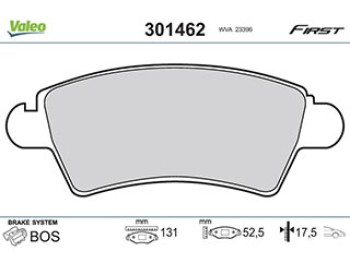 brake pads PEUG 206