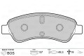 Brake pads PEUG 207+