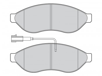 Brake pads PEUGEOT Boxer III fr