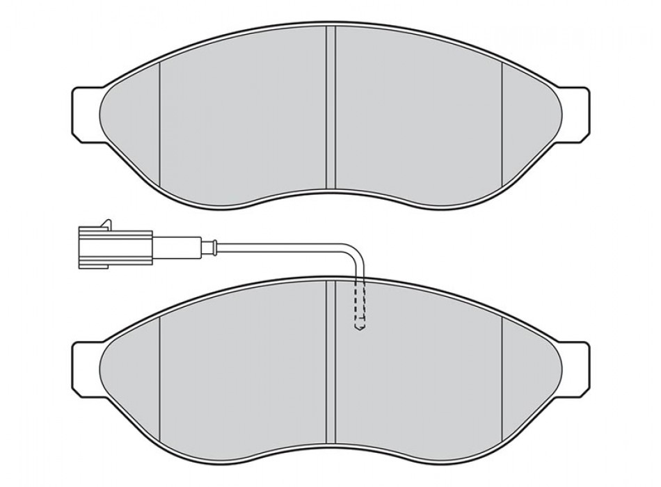 Brake pads PEUGEOT Boxer III fr